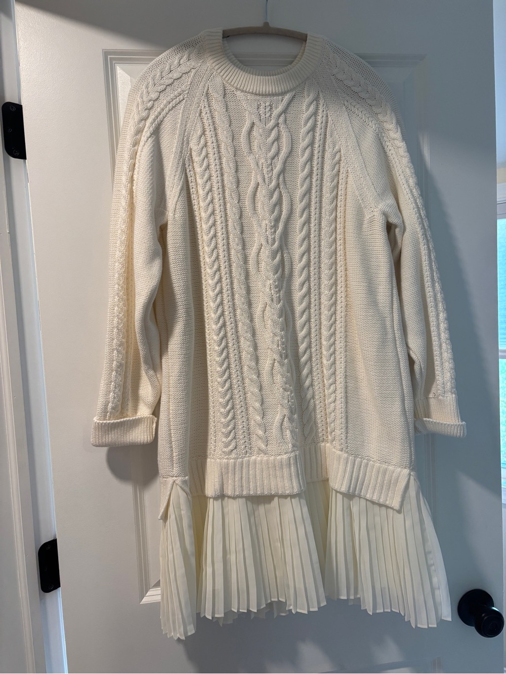 Anthropologie Delphine twofer sweater mini dress